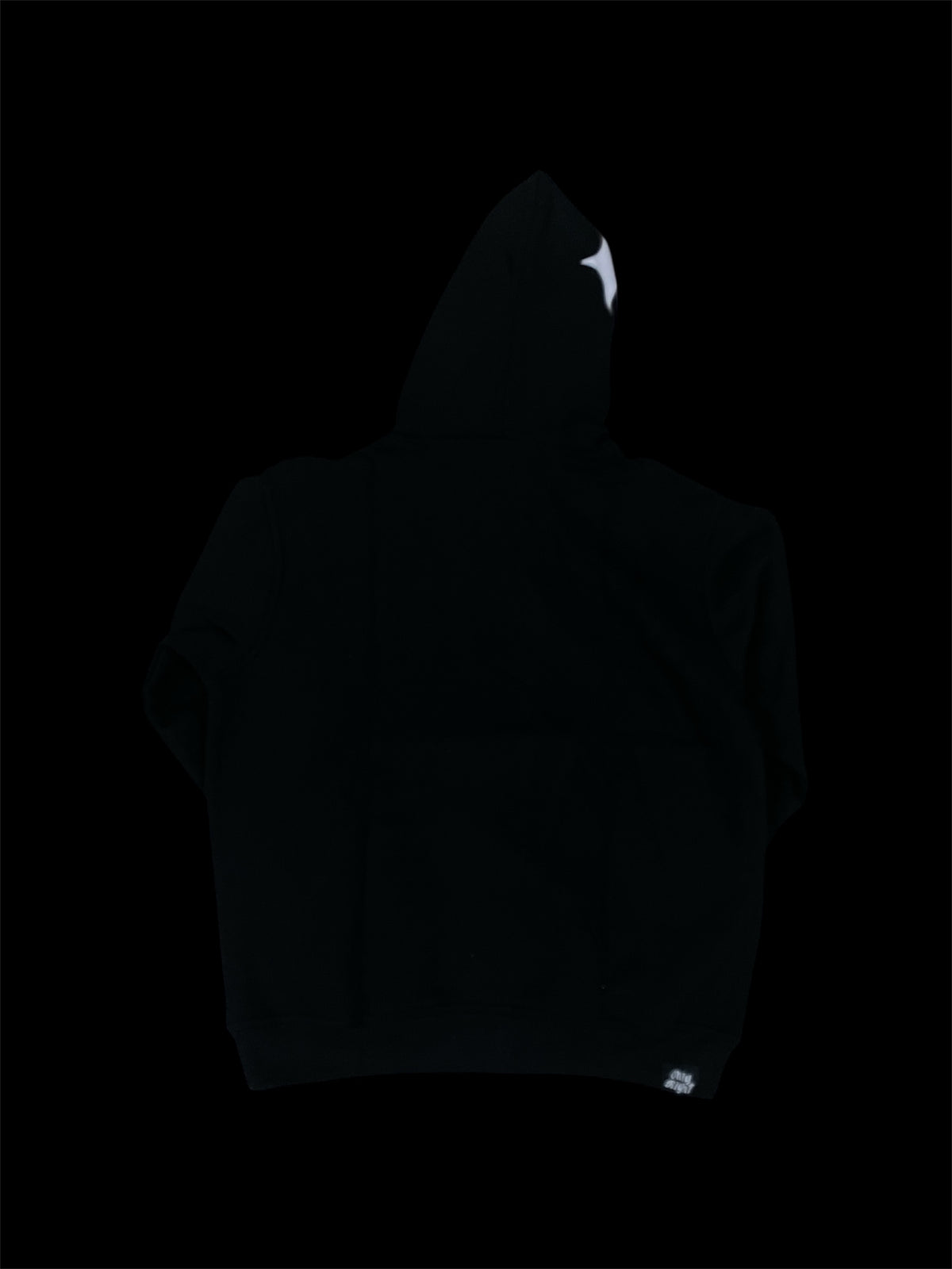 ONLY RIGHT BLACK MONOCHROME HOODIE
