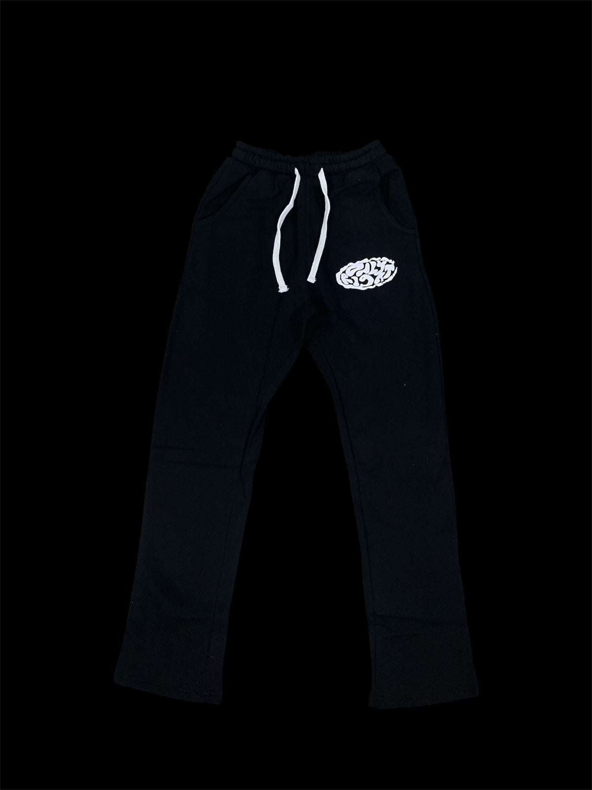 ONLY RIGHT BLACK MONOCHROME JOGGERS
