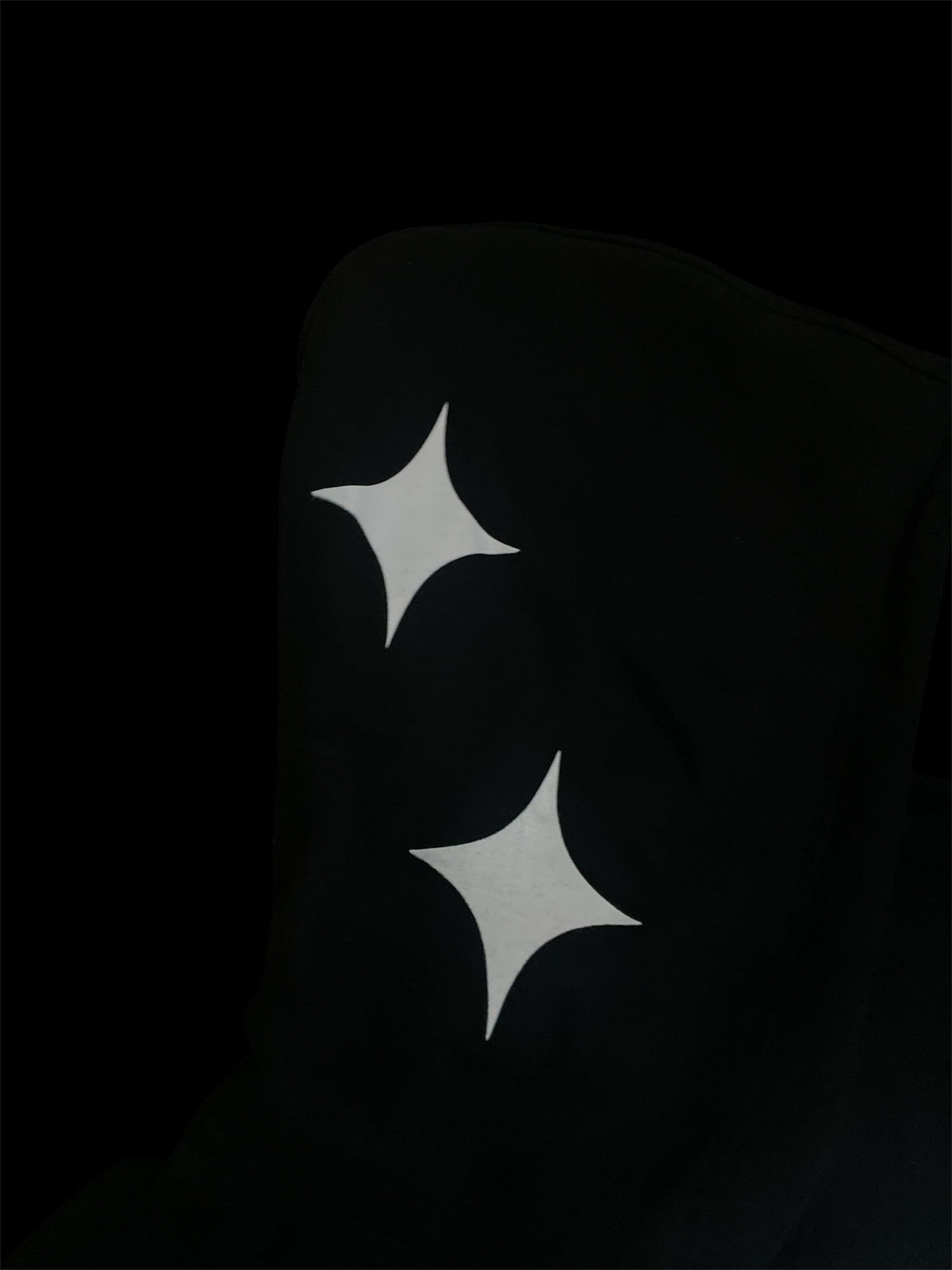 ONLY RIGHT BLACK MONOCHROME HOODIE